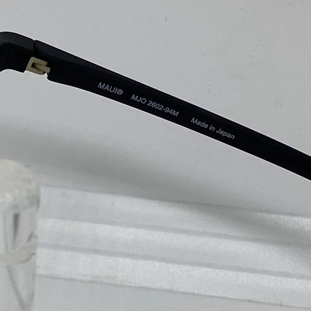 Maui Jim MJO 2602-94M Black/Clear Nylon Eyeglasses Frames Unisex 45-20-147 NWOT - Picture 6 of 7